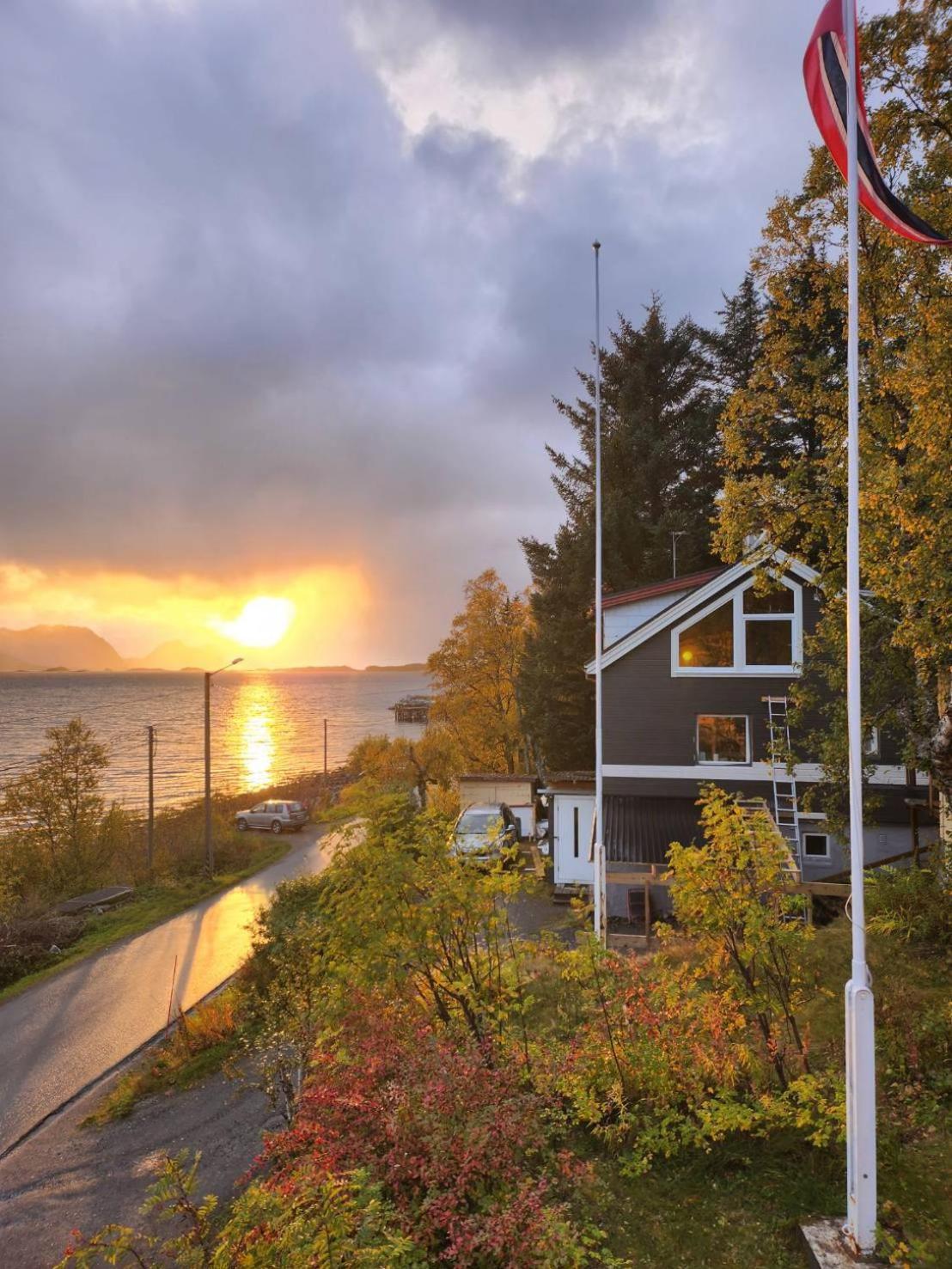 Вилла Senja Skaland Melkarhola Экстерьер фото